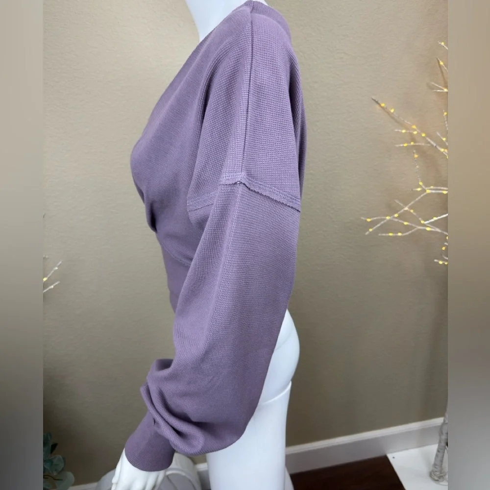 NWT $78 We The Free All Nighter Long Sleeve Surplus Crop Top Free People - Picture 5 of 15